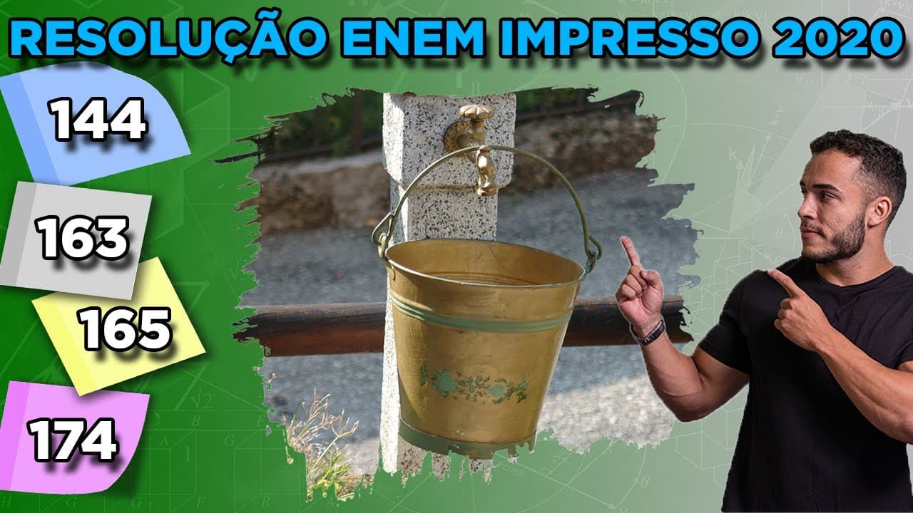 Thumbnail: 🔵 Questão 144  - Caderno Azul | Razão e Proporção | MATEMÁTICA ENEM 2020