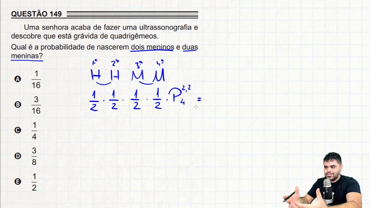 Thumbnail: ENEM PPL 2018 149 Uma senhora acaba de fazer uma ultrassonografia e descobre que está grávida
