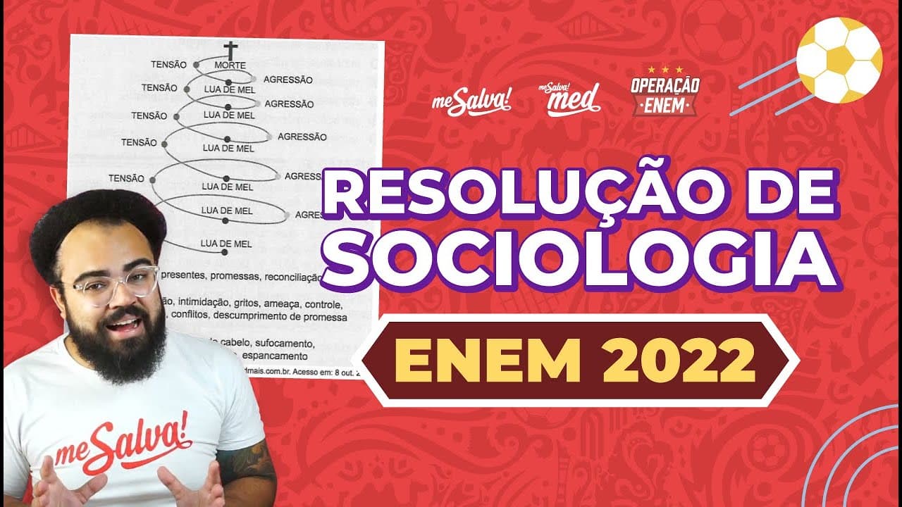 Thumbnail: Tudo que rolou em Sociologia no ENEM 2022 | GABARITO | Me Salva! ENEM 2022 #mesalvanoenem