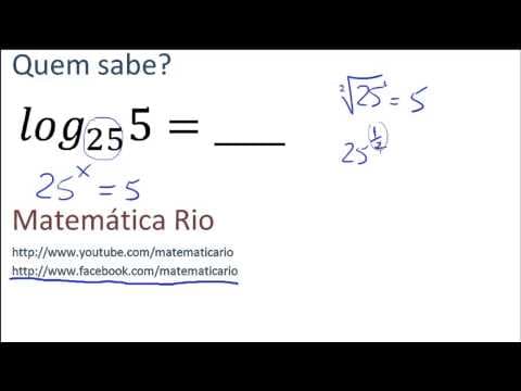 Thumbnail da aula: Logaritmo - Desafio #2 da Fan Page do Facebook | Matemática Rio