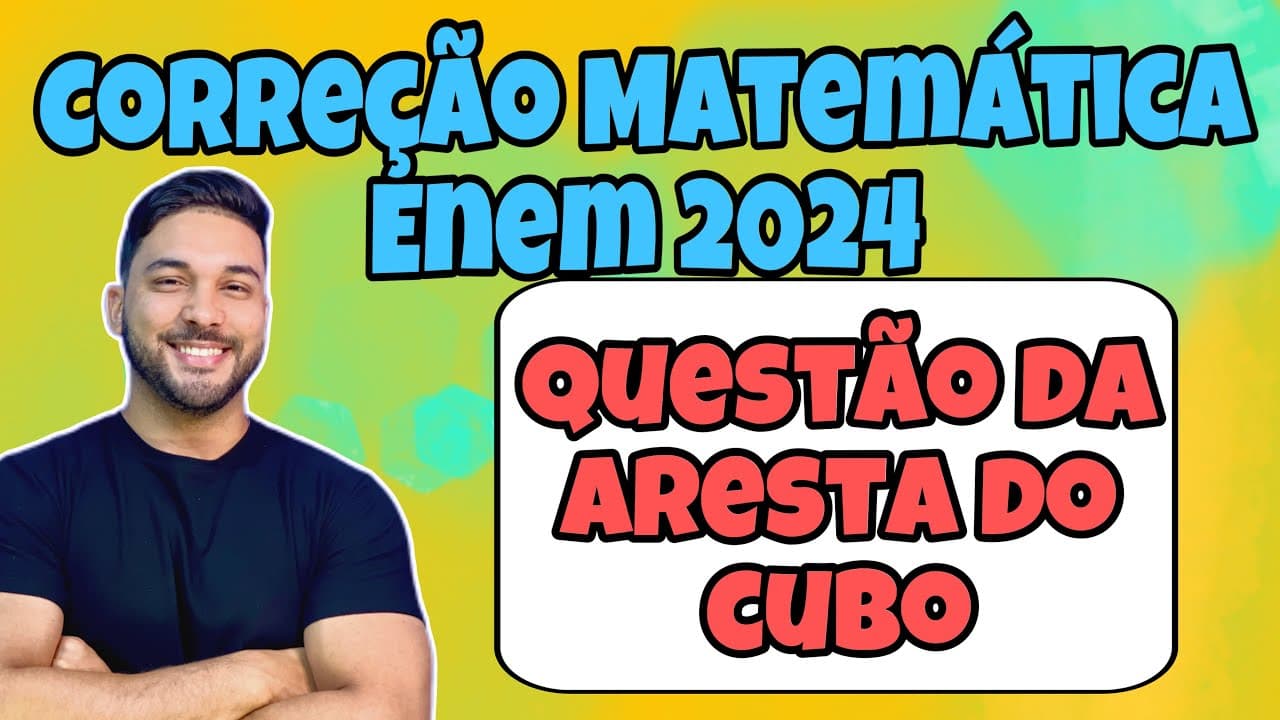 Thumbnail: CORREÇÃO ENEM 2024 - MATEMÁTICA | Em uma empresa é comercializado um produto em embalagens em...
