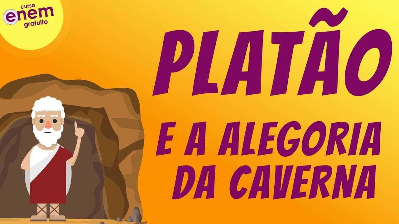 Thumbnail: PLATÃO E A ALEGORIA DA CAVERNA | Resumo de Filosofia para o Enem