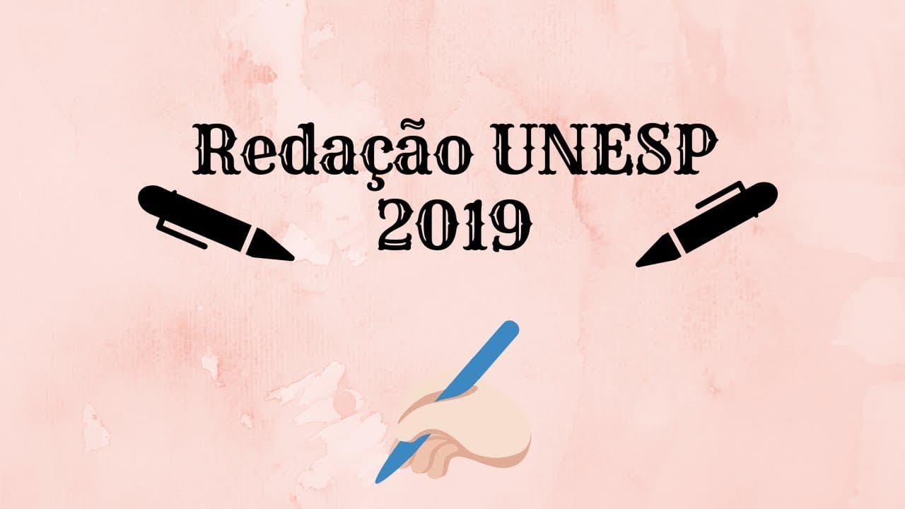 Thumbnail: Redação para a prova da UNESP 2019