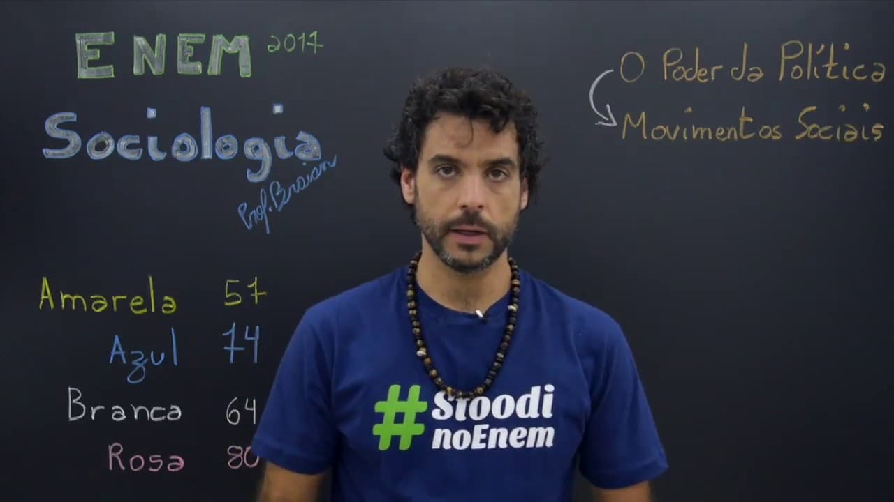 Thumbnail: ENEM 2017 - Questão 57 de Sociologia (Caderno Amarelo)
