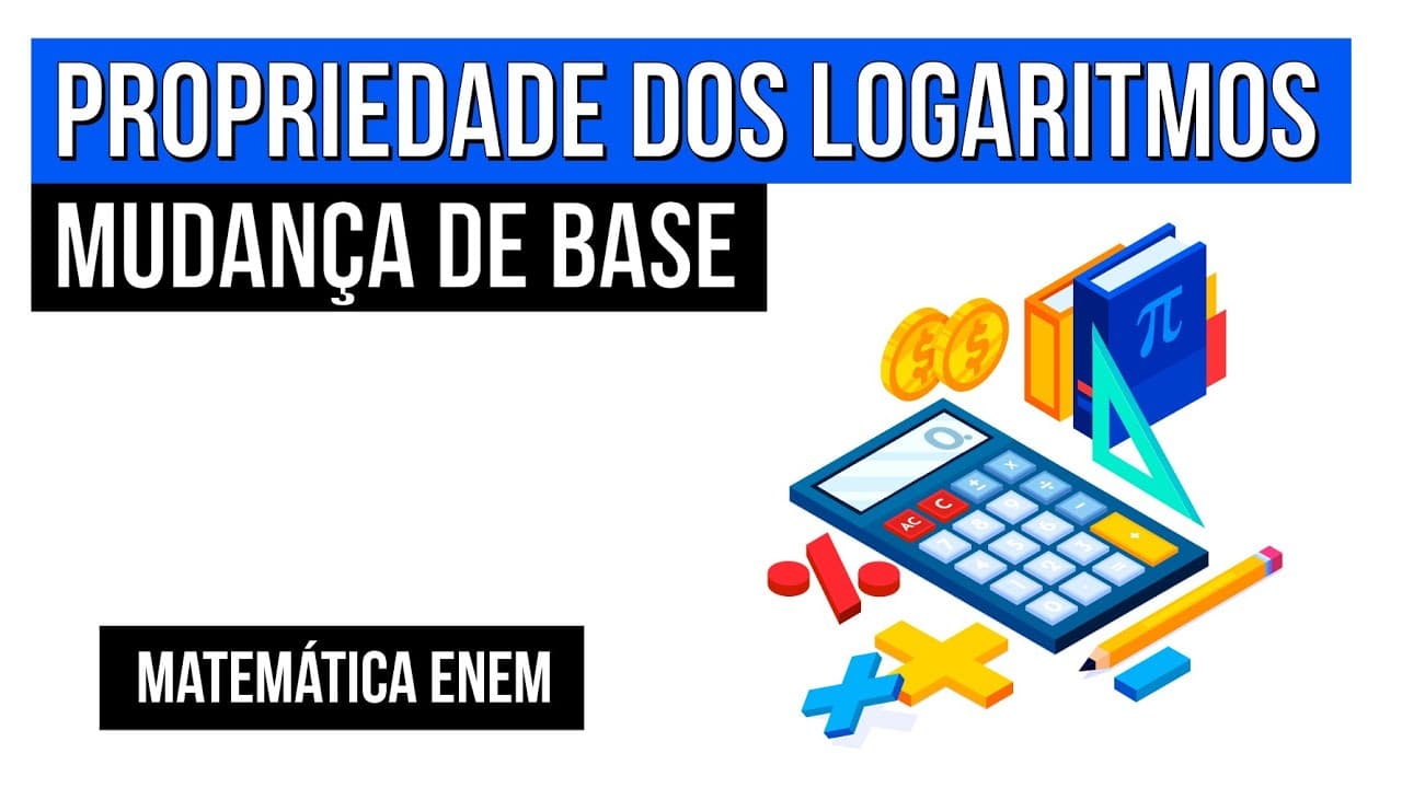 Thumbnail: PROPRIEDADE DOS LOGARITMOS: mudança de base | Matemática para o Enem | Lucas Borguezan