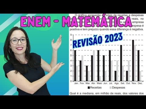 Thumbnail da aula: ENEM 2023 - ESTATÍSTICA - REVISÃO - Professora Angela Matemática