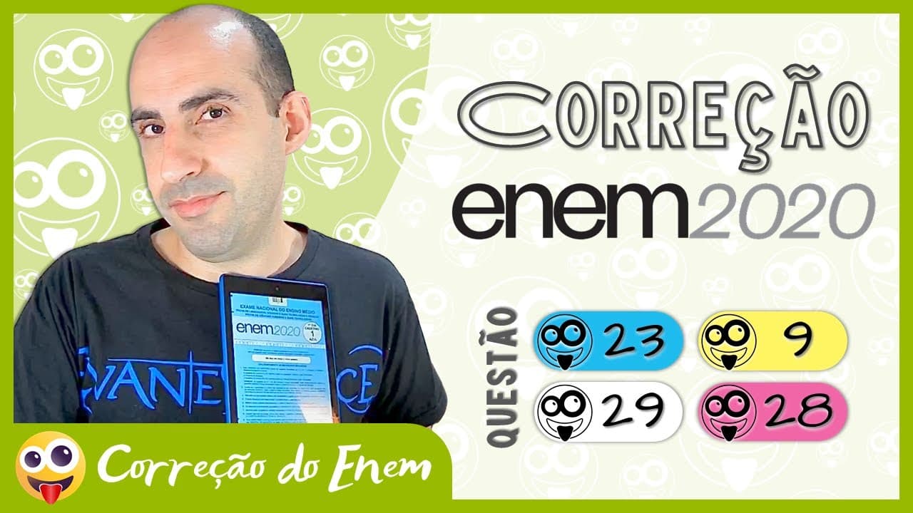 Thumbnail: [CORREÇÃO DO ENEM] Questão 23 - Enem 2020 impresso - Prova azul ▷ Digno do visto para ir a Nova York