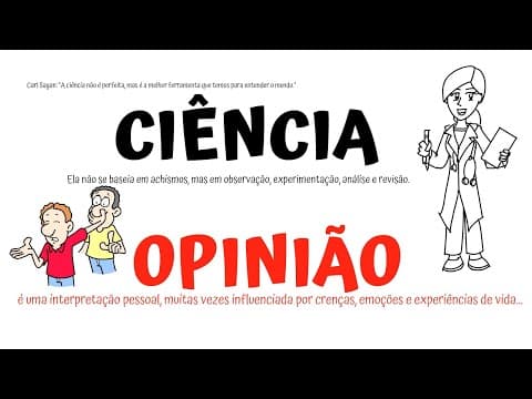 Thumbnail da aula: CIÊNCIA E OPINIÃO