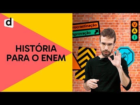Thumbnail da aula: COMO ESTUDAR HISTÓRIA PARA O ENEM | PLANTÃO DESCOMPLICA