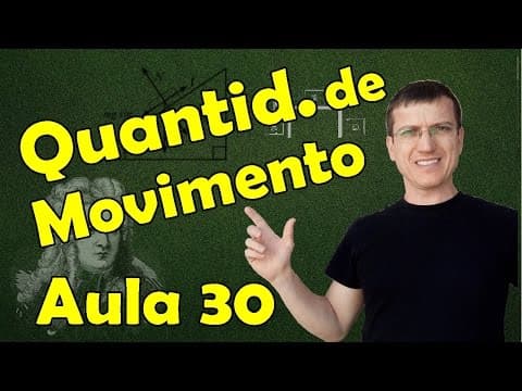 Thumbnail da aula: CONSERVAÇÃO DA QUANTIDADE DE MOVIMENTO II - DINÂMICA AULA 30 - Prof. Marcelo Boaro