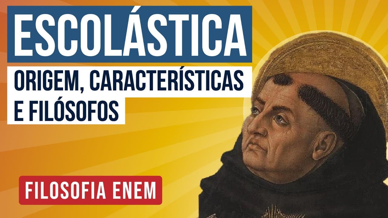 Thumbnail: ESCOLÁSTICA: origem, características e filósofos | Filosofia para o Enem | Ernani Júnior da Silva
