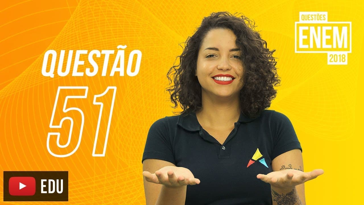 Thumbnail: Enem 2018 | Voto feminino | questão 51 (caderno amarelo)