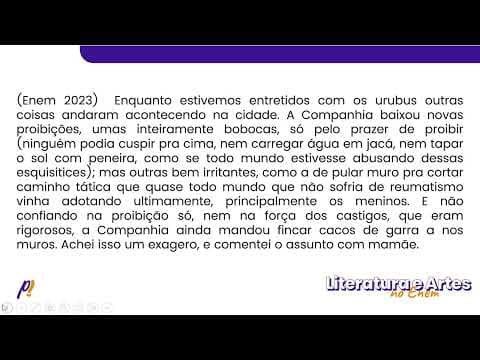 Thumbnail da aula: ENEM 2023 - Séculos XX e XXI | Enquanto estivemos entretidos com os urubus outras coisas andaram...