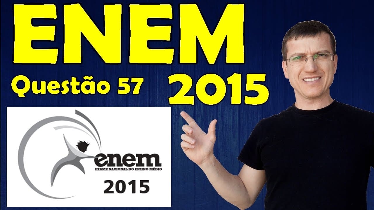 Thumbnail: ENEM 2015 - QUESTÃO 57 - PROVA AZUL - FISICA - Prof.  Marcelo Boaro