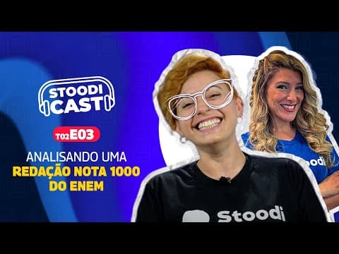 Thumbnail da aula: Redação Nota 1000 no Enem 2024: Análise Completa com Dicas e Exemplos | StoodiCAST