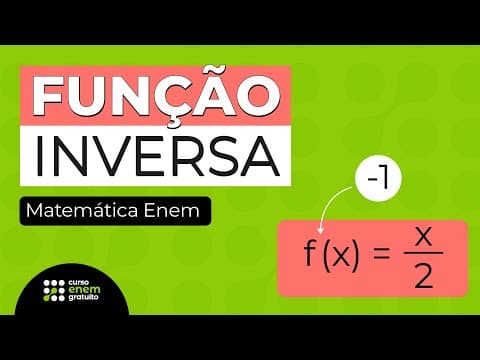 Thumbnail da aula: FUNÇÃO INVERSA: dicas para o Enem | Matemática | Lucas Borguezan