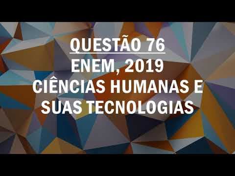 Thumbnail da aula: Questão 76  Enem, 2019