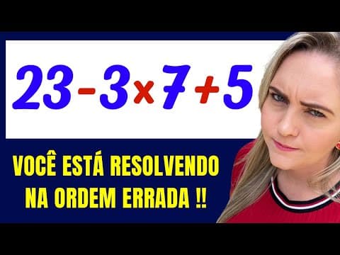 Thumbnail da aula: 🤯😱CONSEGUE MESMO RESOLVER ?? Matemática básica todo dia.📚🚀