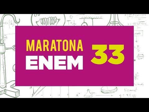 Thumbnail da aula: Maratona ENEM - Dica 33 - eletricidade - eletrodinâmica - circuito elétrico - chuveiro elétrico