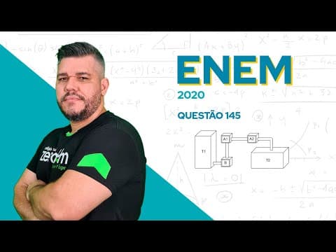 Thumbnail da aula: ✅ QUESTÃO 145 - ENEM 2020 Matemática: Um processo de aeração, que consiste na introdução de ar