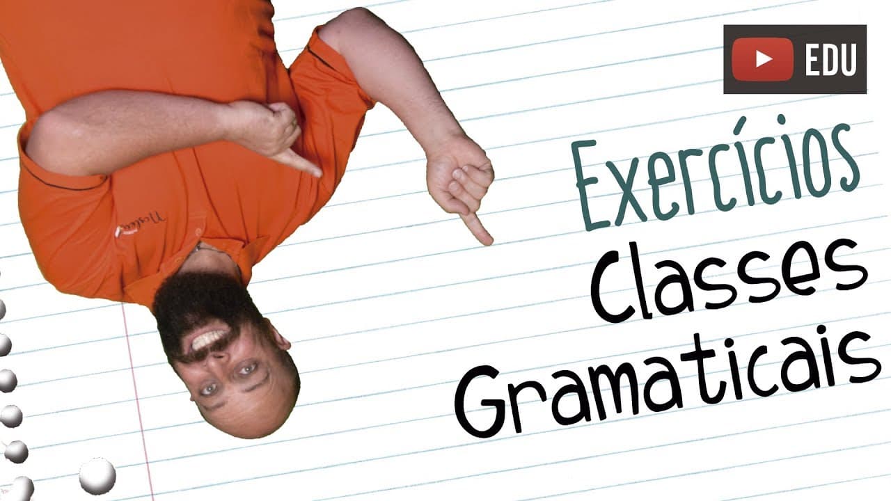 Thumbnail: Exercícios de classes gramaticais [Prof. Noslen]