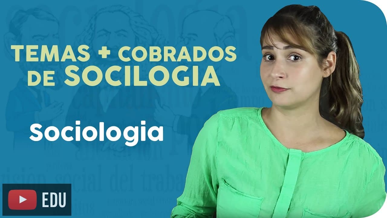 Thumbnail: Temas Mais Cobrados de Sociologia no ENEM