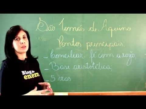 Thumbnail da aula: SÃO TOMÁS DE AQUINO | RESUMO DE FILOSOFIA | Prof.ª Paula Pille