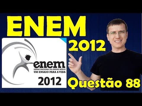 Thumbnail da aula: 88 - ENEM 2012 - Física - Ondulatória - Questão 88 resolvida (Caderno Azul) - Prof. Marcelo Boaro