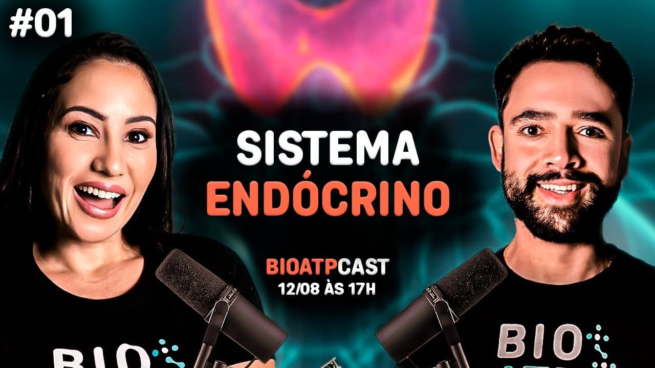 Thumbnail: Você Sabe Como os Hormônios Controlam o Seu Corpo? | Sistema Endócrino Completo | #ep001
