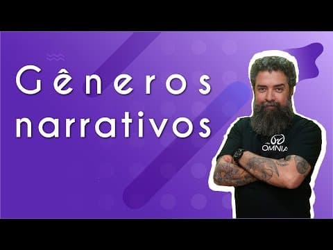 Thumbnail da aula: Gêneros narrativos - Brasil Escola