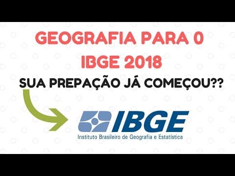Thumbnail da aula: Geografia para o IBGE 2018 |CARTOGRAFIA| Aula 01
