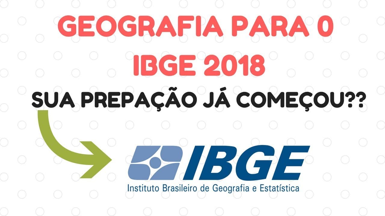 Thumbnail: Geografia para o IBGE 2018 |CARTOGRAFIA| Aula 01