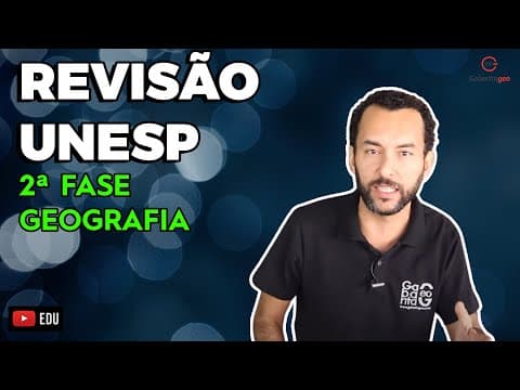 Thumbnail da aula: REVISÃO PARA O VESTIBULAR DA UNESP | GEOGRAFIA |