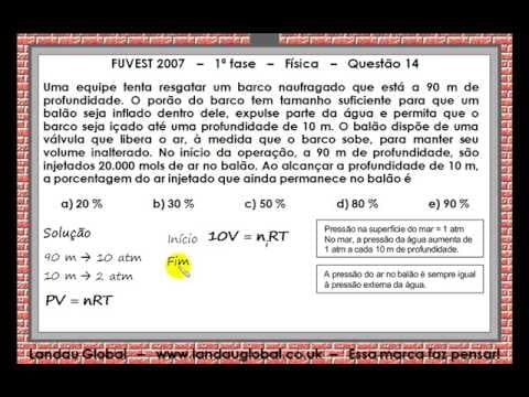 Thumbnail da aula: FUVEST USP 2007 FIS P1 Q14