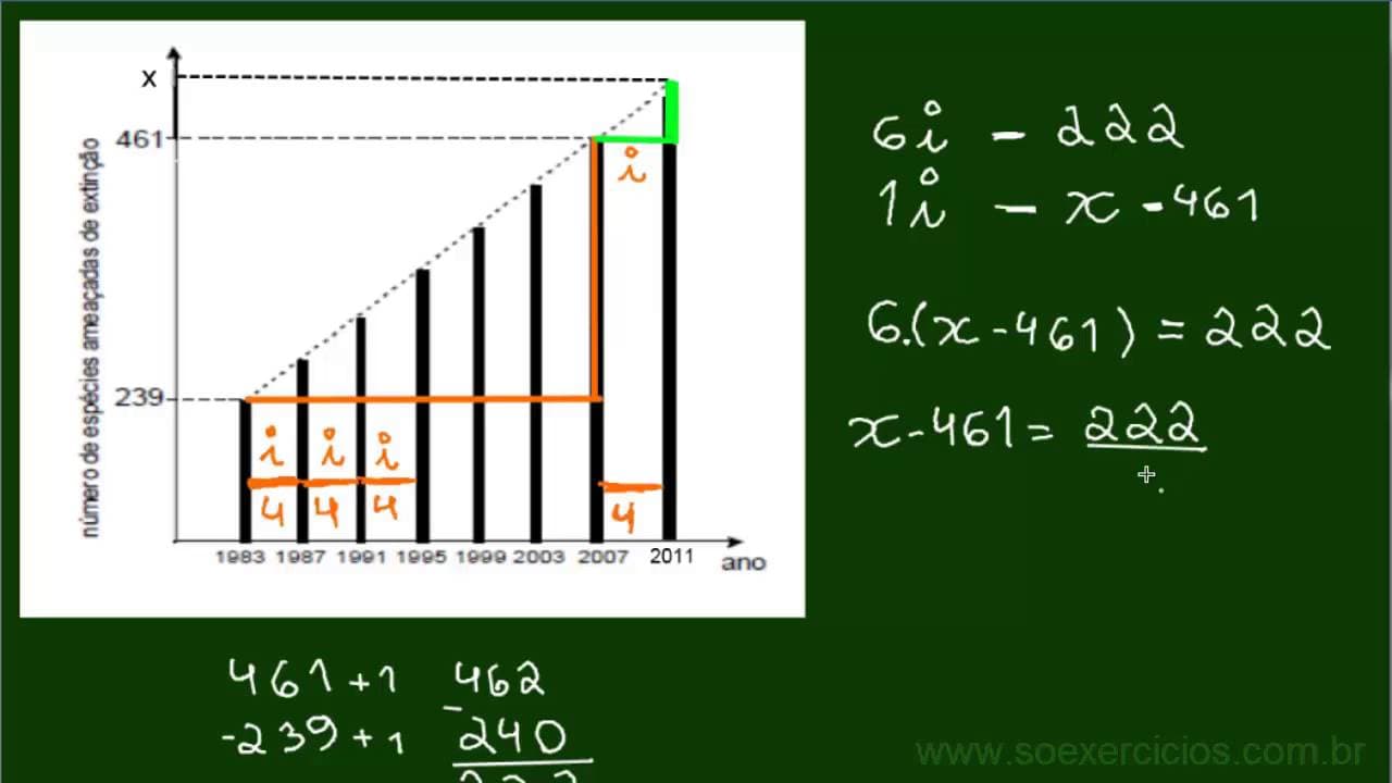 Thumbnail: Resolução da questão 7 de Matemática - 'Prova amarela' do ENEM de 2007