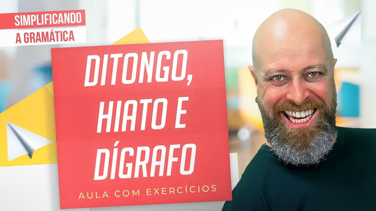 Thumbnail: DITONGO, TRITONGO e HIATO + EXERCÍCIOS RESOLVIDOS