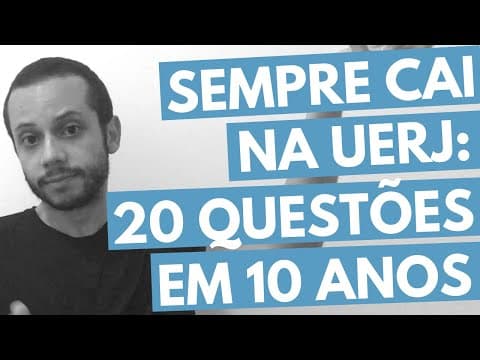 Thumbnail da aula: QUAL ASSUNTO DE HISTÓRIA MAIS CAI NA UERJ? E COMO CAI?