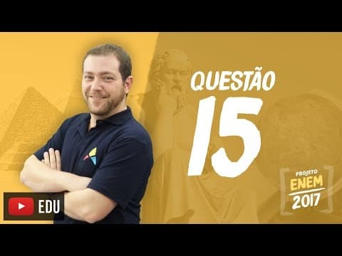Thumbnail da aula: Enem 2016 - Ciências Humanas | Questão 15 (Caderno Branco)