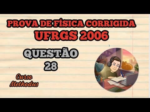 Thumbnail da aula: 28 de 2006 da prova de física da UFRGS - Quando um nêutron é capturado por um núcleo de grande