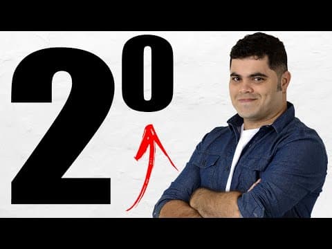 Thumbnail da aula: ⚠️ 2⁰ e 0⁰ ou O Que Significa ELEVAR UM NÚMERO A ZERO? 😱 Zero Elevado a Zero 👊🏻
