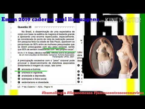 Thumbnail da aula: Questão 35 Enem 2019 caderno azul linguagens /educação física