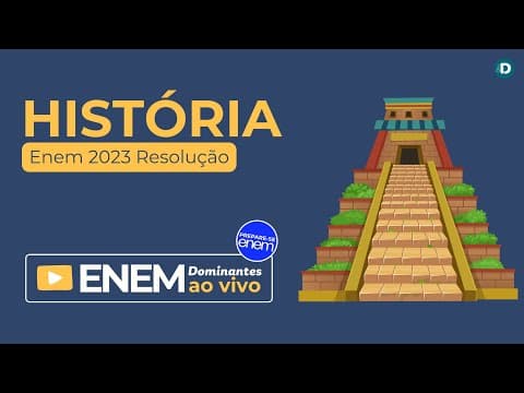 Thumbnail da aula: História Enem 2023 Resolução! Aula ao vivo Intensivo Enem