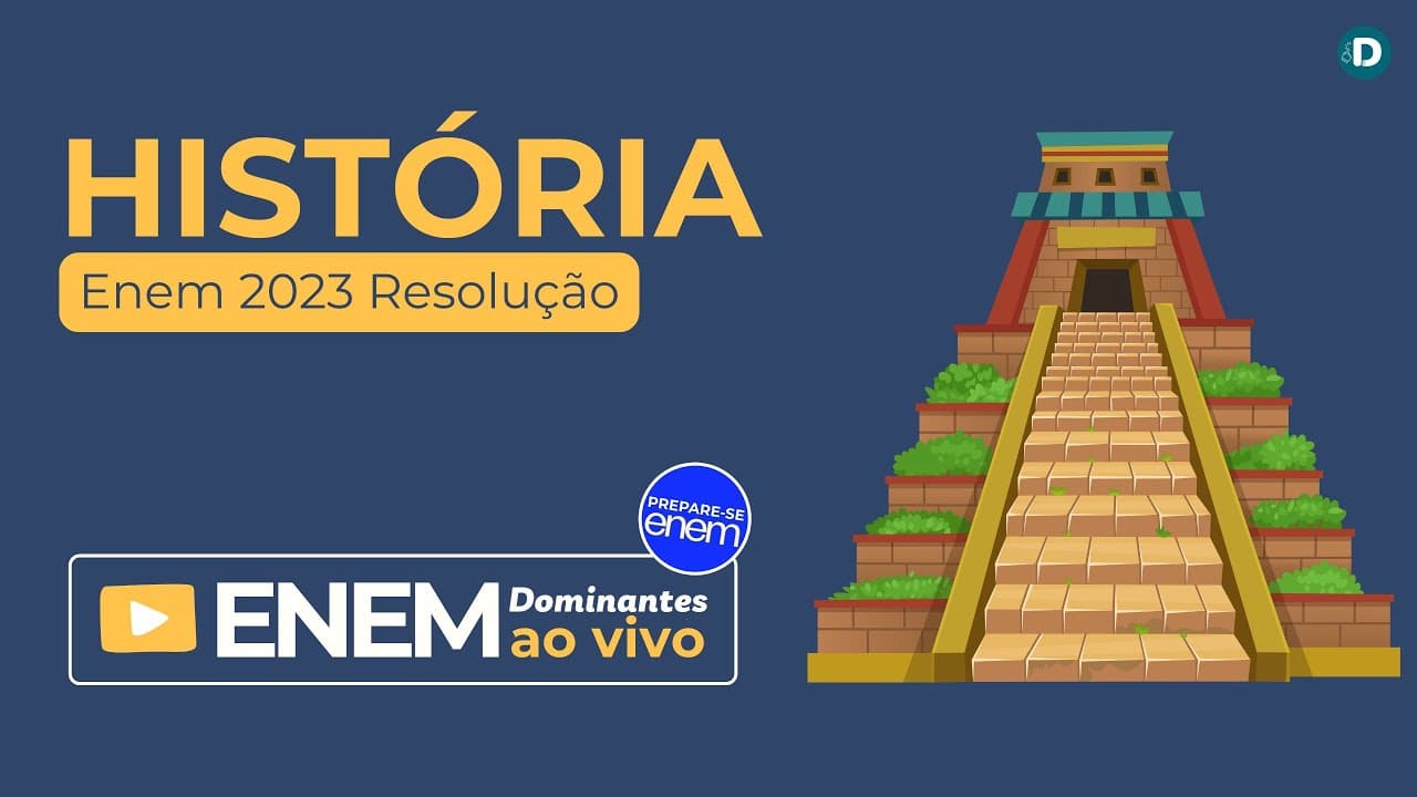 Thumbnail: História Enem 2023 Resolução! Aula ao vivo Intensivo Enem