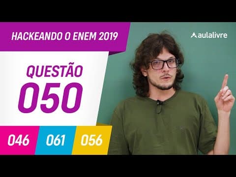 Thumbnail da aula: Enem 2019 | Geografia: Ecoturismo | Questão 50 (branco)