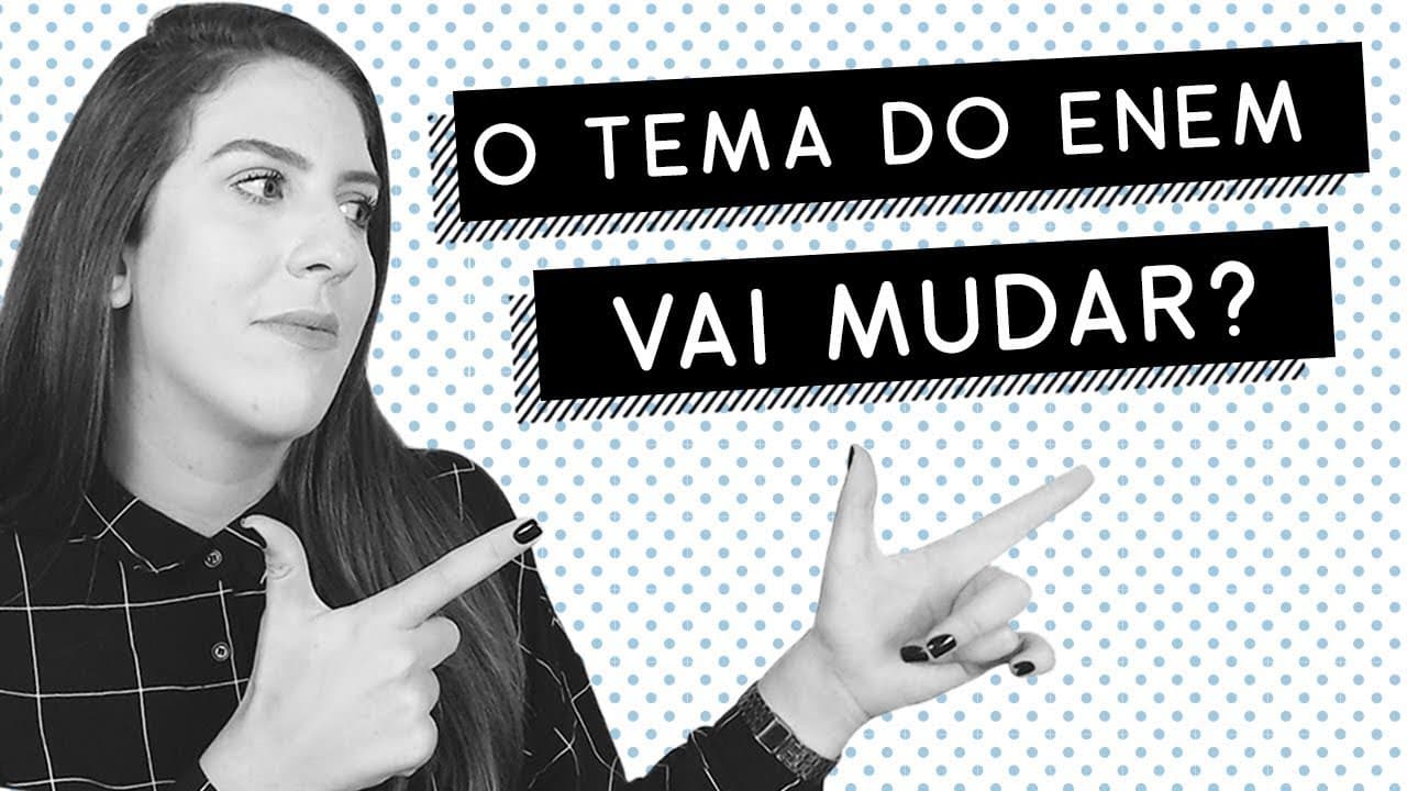 Thumbnail: Temas POLÊMICOS no Enem 2019?