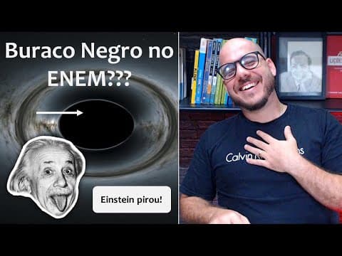 Thumbnail da aula: 🤯Buraco Negro no ENEM?🤯 Como assim? | Universe Sandbox