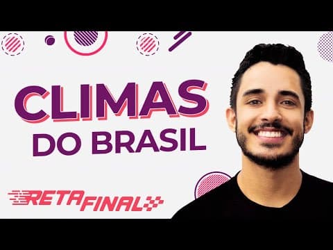 Thumbnail da aula: | Live | Climas do Brasil | Prof. Leandro Almeida