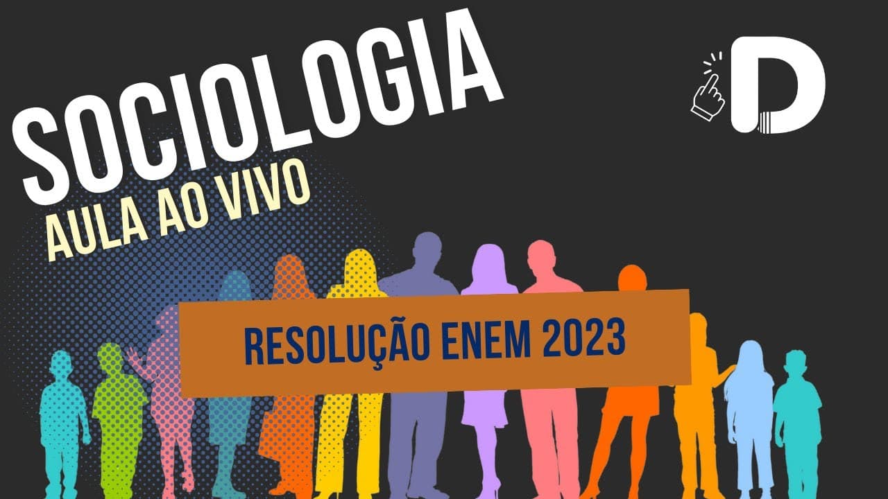 Thumbnail: Sociologia Enem 2023 Resolução - Aula ao vivo (2024)