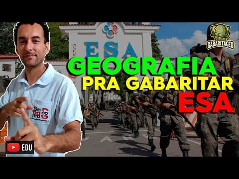 Thumbnail da aula: Geografia para EsSa 2021 | Jeito simples de aprender |