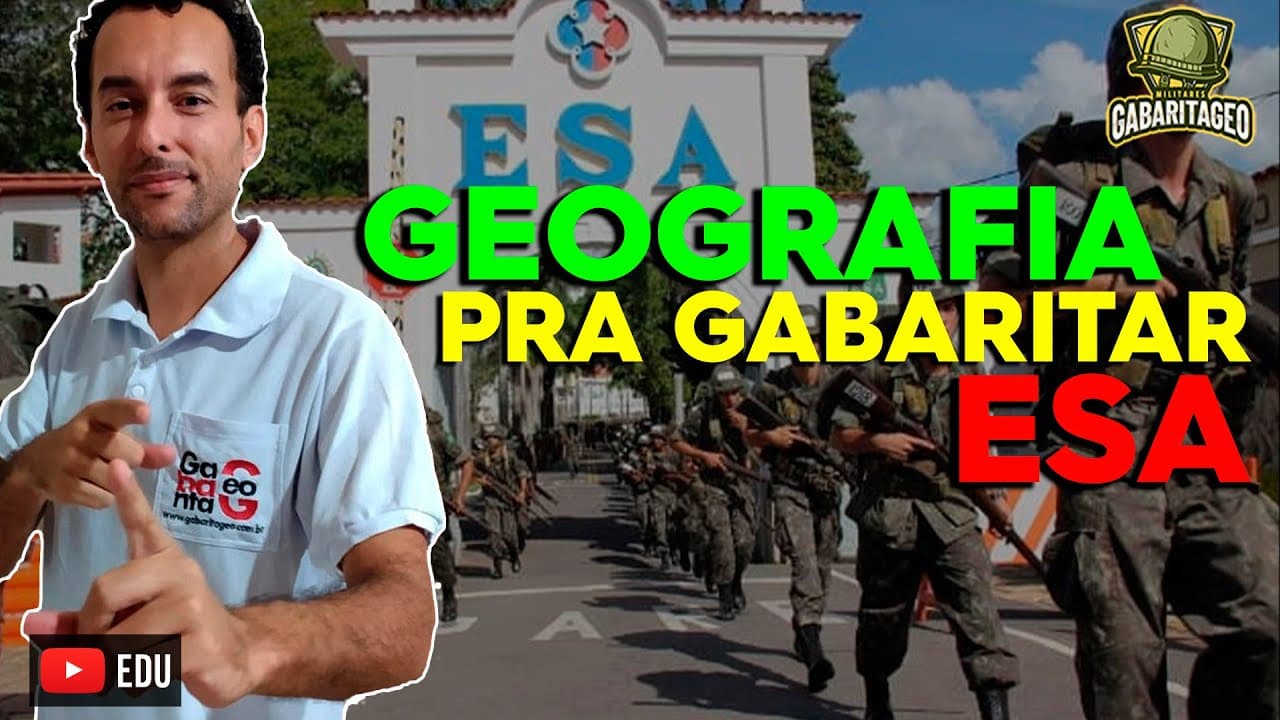 Thumbnail: Geografia para EsSa 2021 | Jeito simples de aprender |
